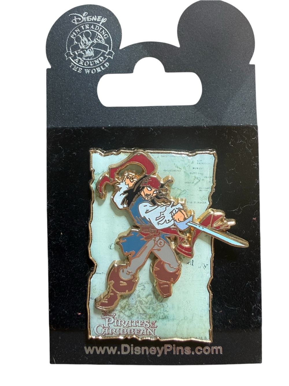 Disney Pirates of the Caribbean Jack Sparrow Pin from Witch’s Estate Sale